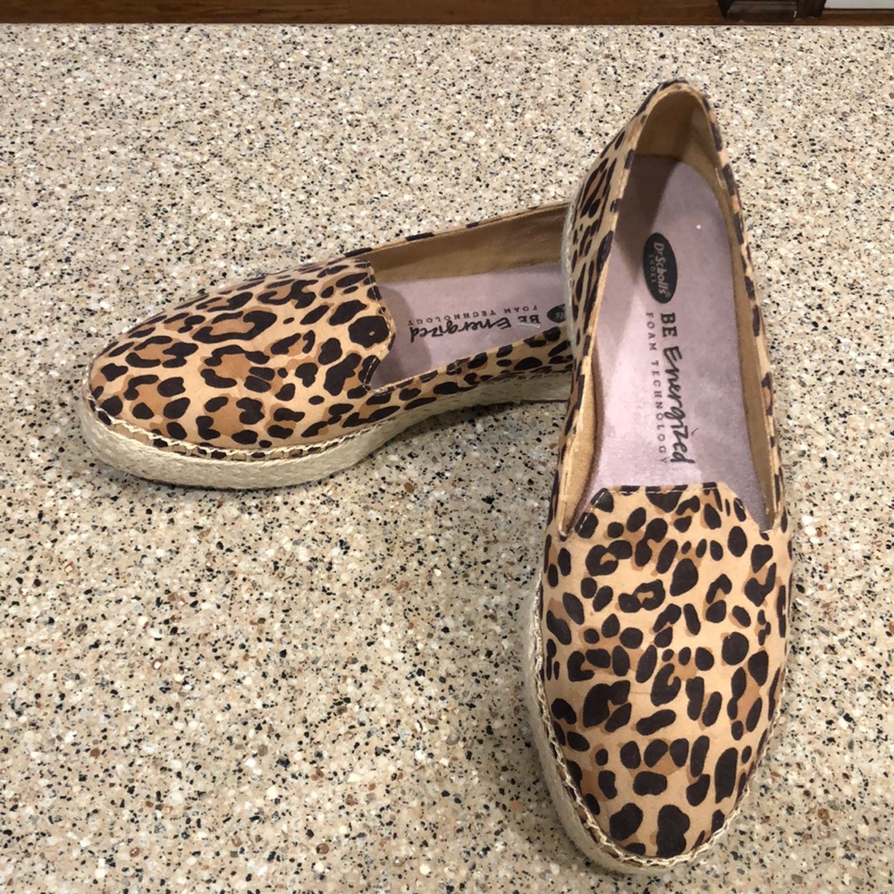 Dr. Scholls 8.5 leopard flat